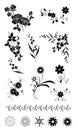 Flower and plant pattern