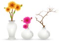 Flower Pot Vectors Royalty Free Stock Photo
