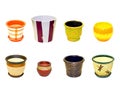 Flower pots Royalty Free Stock Photo