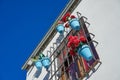 Flower pots in Granada Albaicin of Spain