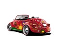 Flower power convertible Royalty Free Stock Photo