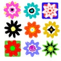 Flower Power Pop Art Mix