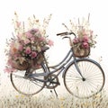 Flower Power Vintage Bicycle