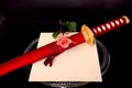Flower Quill Parchment Sword