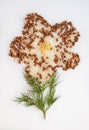 Flower of rice, buckwheat and millet