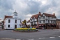 Flower Roundabout Square in Stratford-upon-Avon, England. Royalty Free Stock Photo