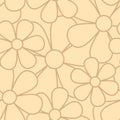 Flower seamless pattern