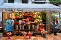 Flower seller on La Rambla