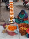 Flower sellers and Garland makers