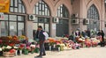 Flower Sellers In Istanbul