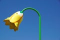 Flower shaped light pole. street light pole Royalty Free Stock Photo