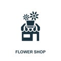 Flower Shop icon. Creative element design from icons collection. Pixel perfect Flower Shop icon for web design, apps Royalty Free Stock Photo