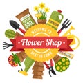 Flower shop poster