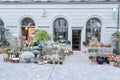 Flower shop of St. Gallen in Switzerland Royalty Free Stock Photo