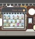 Flower shop.