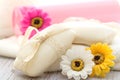 Flower soap and SPA accessories Royalty Free Stock Photo