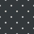 Flower sparse seamless pattern monochrome or two colors vector