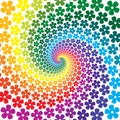 Flower Spiral Background Royalty Free Stock Photo