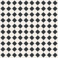 flower & square shape like a chessboard seamless pattern monochrome or two colors vector Royalty Free Stock Photo