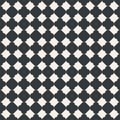 flower & square shape like a chessboard seamless pattern monochrome or two colors vector Royalty Free Stock Photo