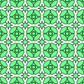 Flower squares geometric seamless tile