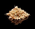 Flower tea. Dried buds of apple tree