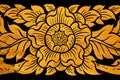 Flower thai art pattern