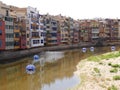 flower time festival that is celebrated in spring in the city of Gerona in Catalonia, Spain Royalty Free Stock Photo