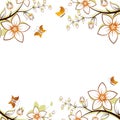 Flower tree frame