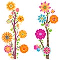 Flower trees Royalty Free Stock Photo