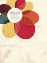 Flower vector background Royalty Free Stock Photo