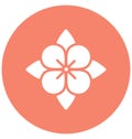 Flower Vector Icon which can easily modified or edit Royalty Free Stock Photo