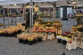 Flower vendor in danish capital Copenhagen Denmark