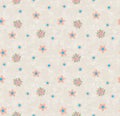 Flower watercolor seamless pattern in muted tones. Floral ornamental pattern. Hand made colorful art design as kid