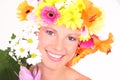 Flower woman Royalty Free Stock Photo