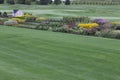 Flowerbeds and Shed