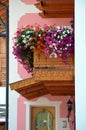 Flowered balcony Royalty Free Stock Photo