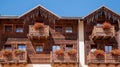 Flowered balcony Royalty Free Stock Photo