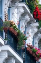 Flowered balcony Royalty Free Stock Photo