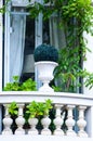 Flowered balcony