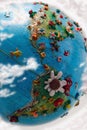 Flowered Globe America