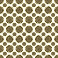 Flowered seamless tile pattern background