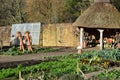Flowerpot Men, RHS Rosemoor Garden, Devon, England Royalty Free Stock Photo
