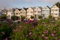 Flowers and Alamo Sq