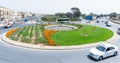 Flowers arrangement and roundabouts in Malta.