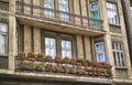 Flowers on balcony Royalty Free Stock Photo