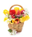 Flowers in the basket