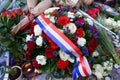 Flowers for the Bataclan victims