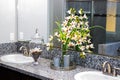 Flowers & Bathroom Items