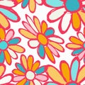 Flowers beautiful seamless pattern Royalty Free Stock Photo